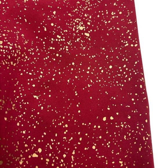 Zyia Active Red Stay Gold Light n Tight Hi-Rise 7/8 Leggings Size 4. - Picture 2 of 14